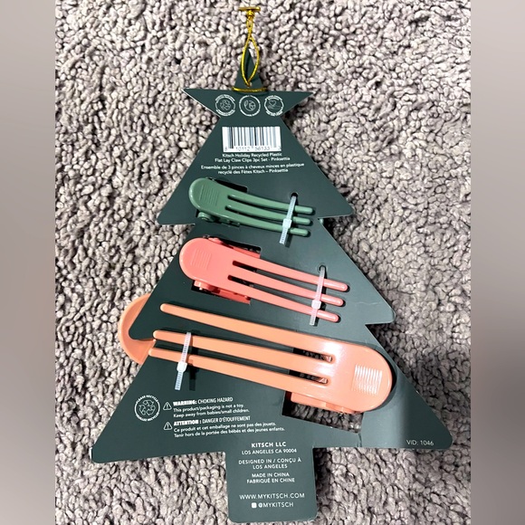 Kitsch hair style bundle - set of 3 clips and 5 satin scrunchies - Picture 3 of 5